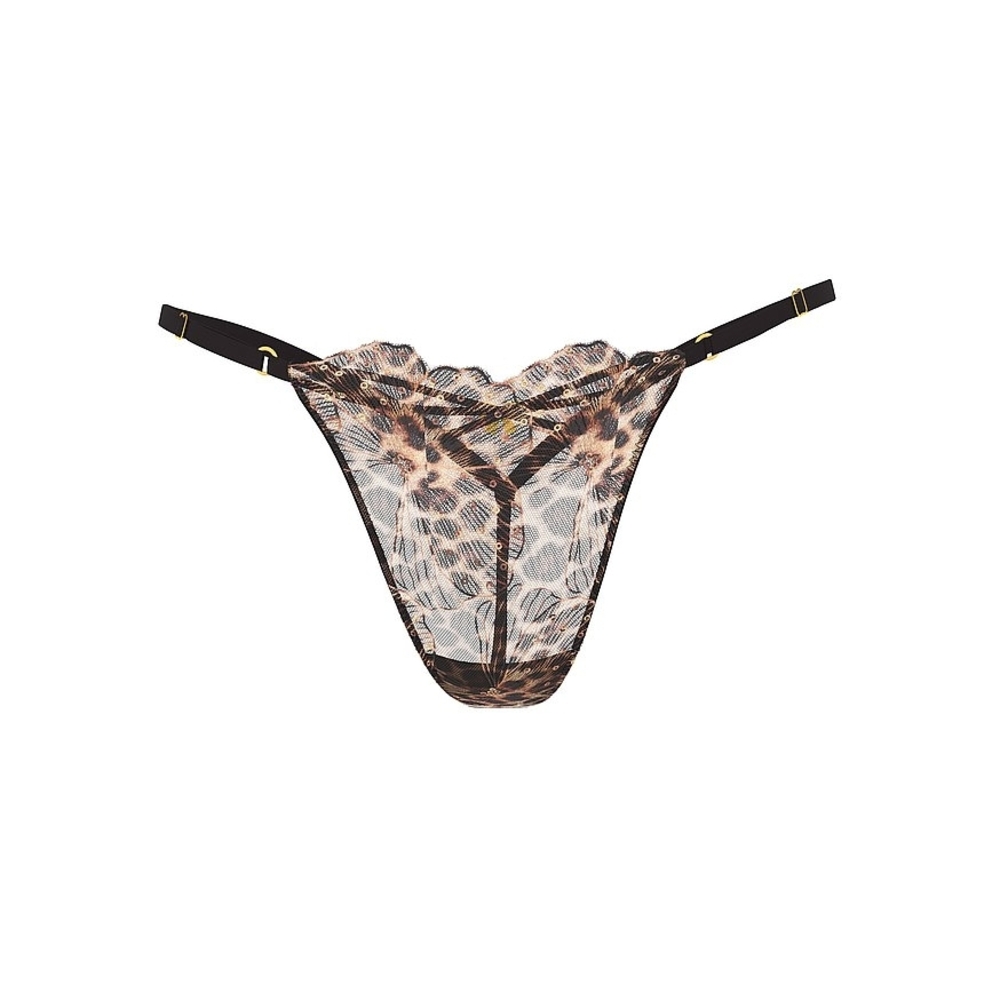 Victoria's Secret Very Sexy Geo Leo Embroidery V-String & Brazilian Panties - Picture 7 of 11